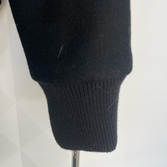 Straight to Hell Jet Jacket Black wool with black leather detail - Small - Picture 11 of 12